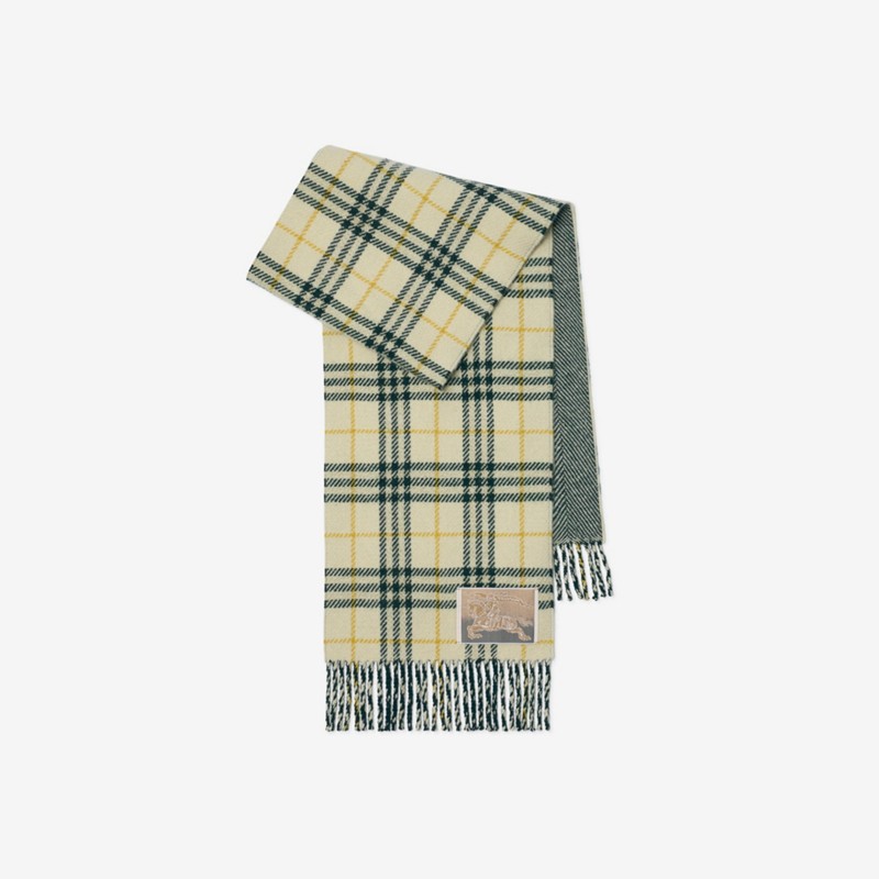 Burberry Bufanda reversible en cachemir y lana CheckPrecio 550 00 € Pasarela