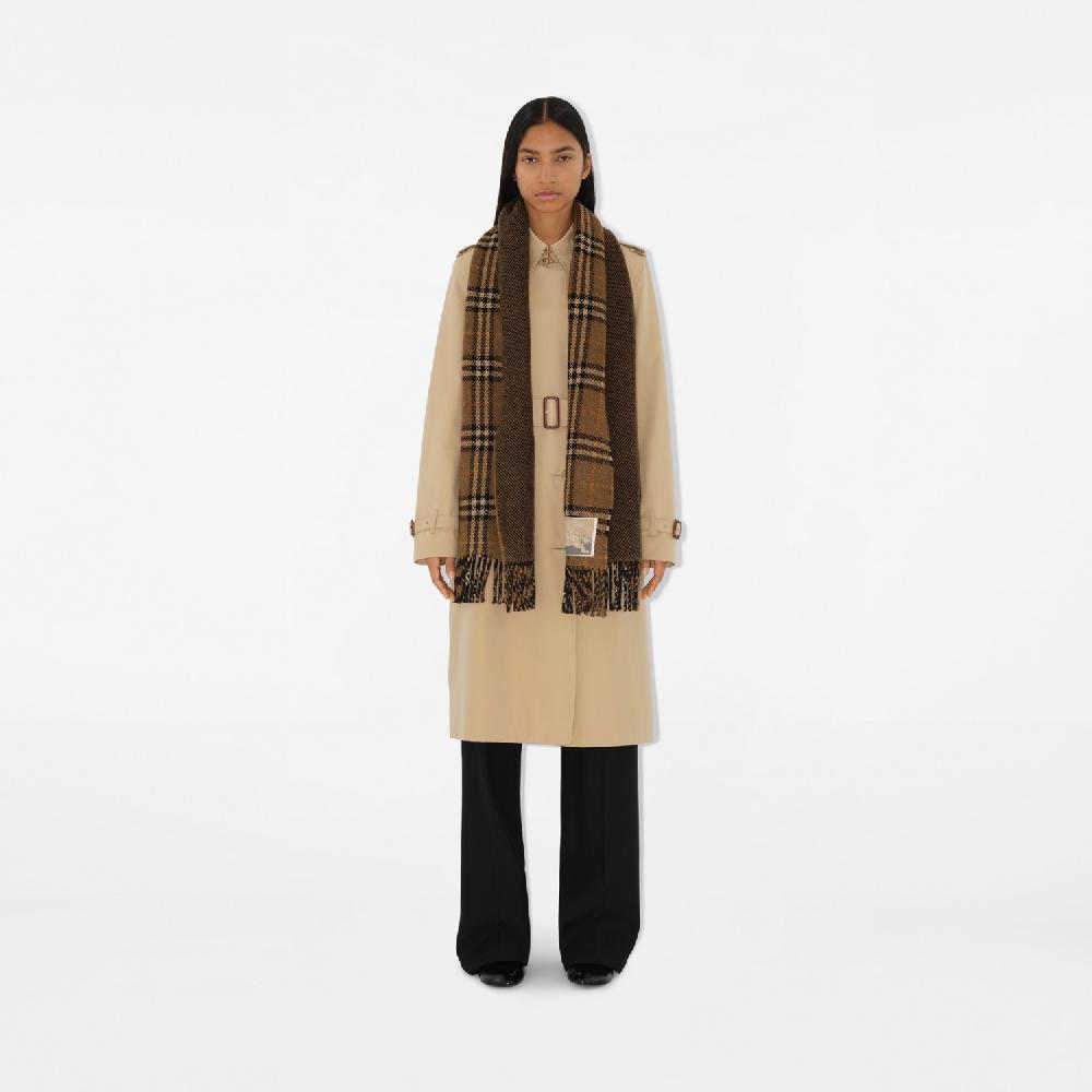 Burberry Bufanda Reversible En Cachemir Y Lana CheckPrecio 550 00 €