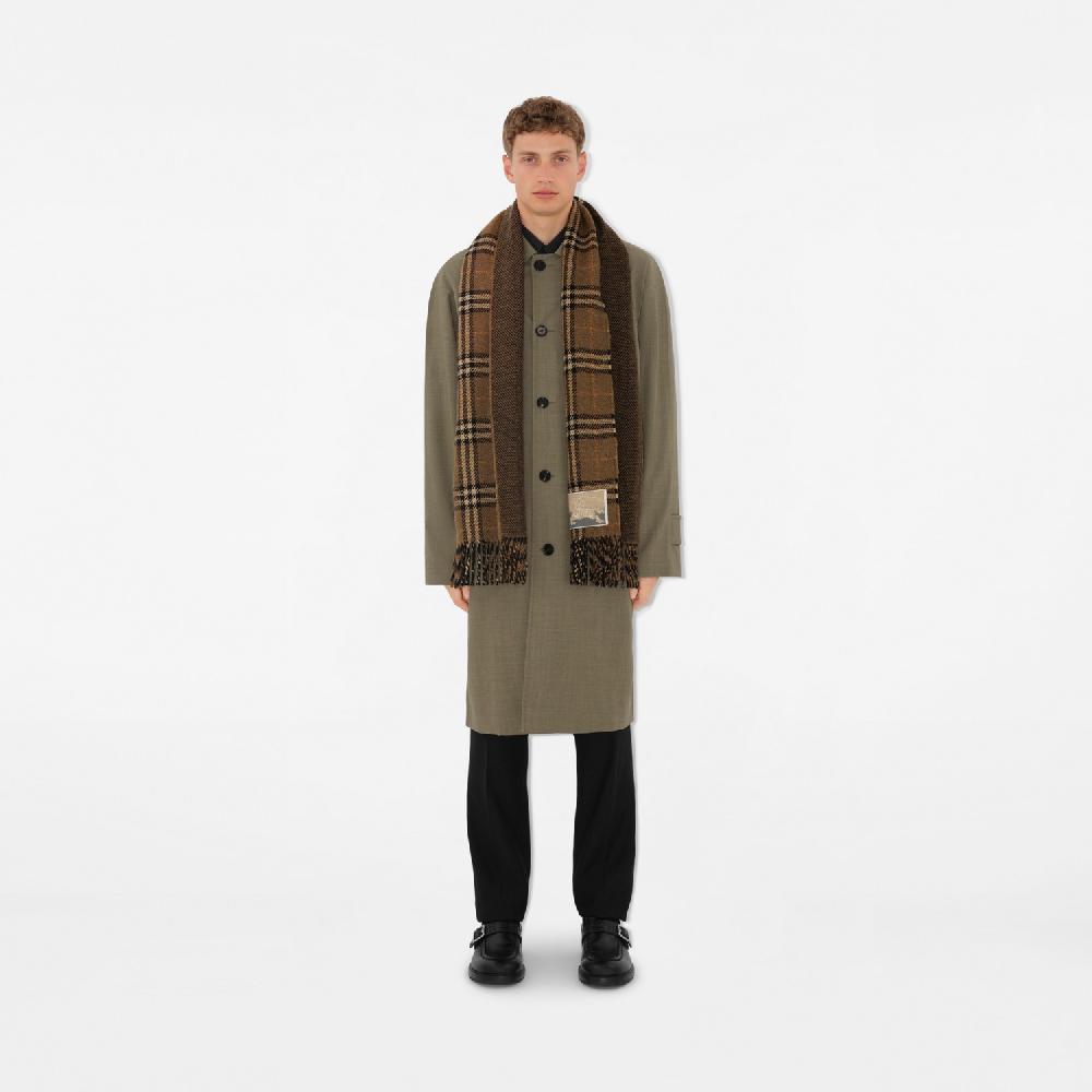 Burberry Bufanda Reversible En Cachemir Y Lana CheckPrecio 550 00 €