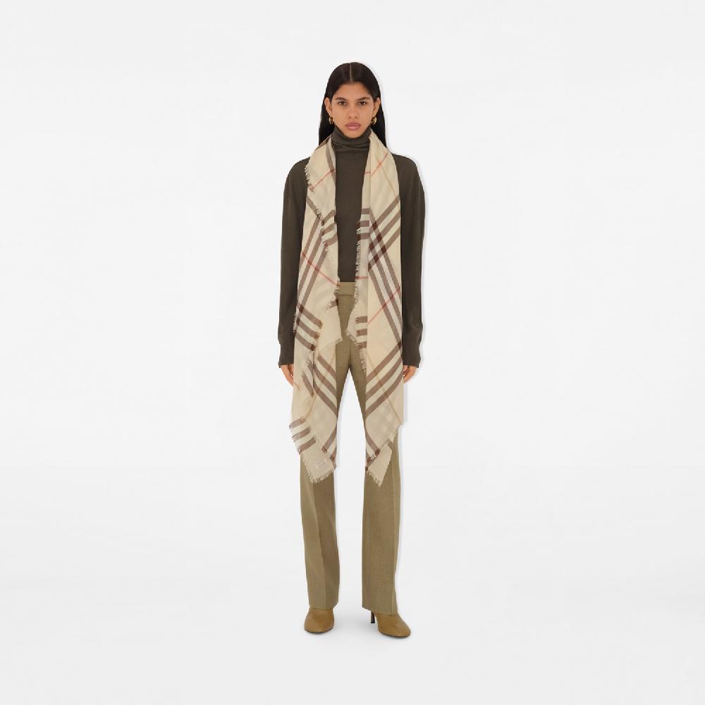 Burberry Bufanda En Lana CheckPrecio 420 00 €