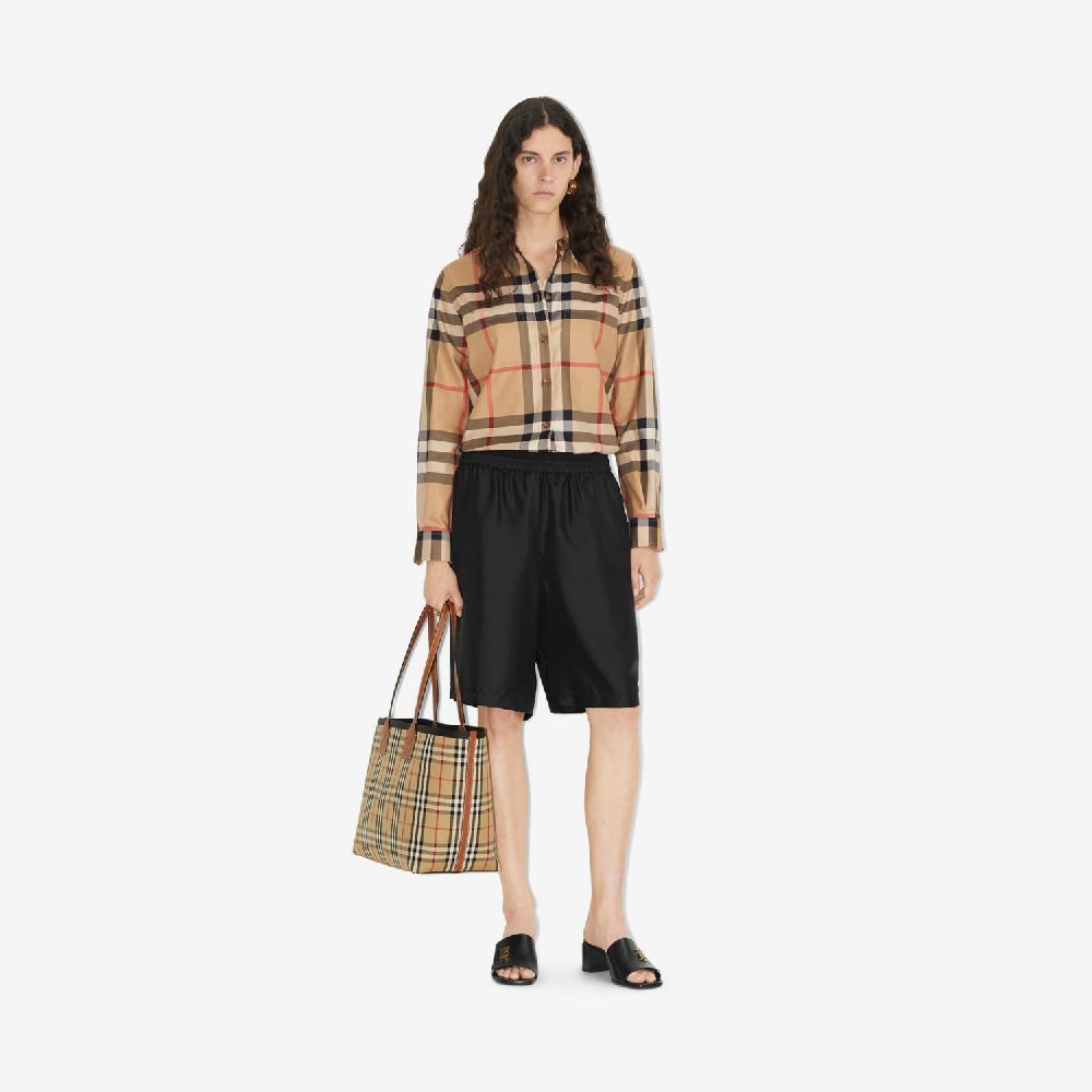 Burberry Camisa En Algodón CheckPrecio 520 00 €