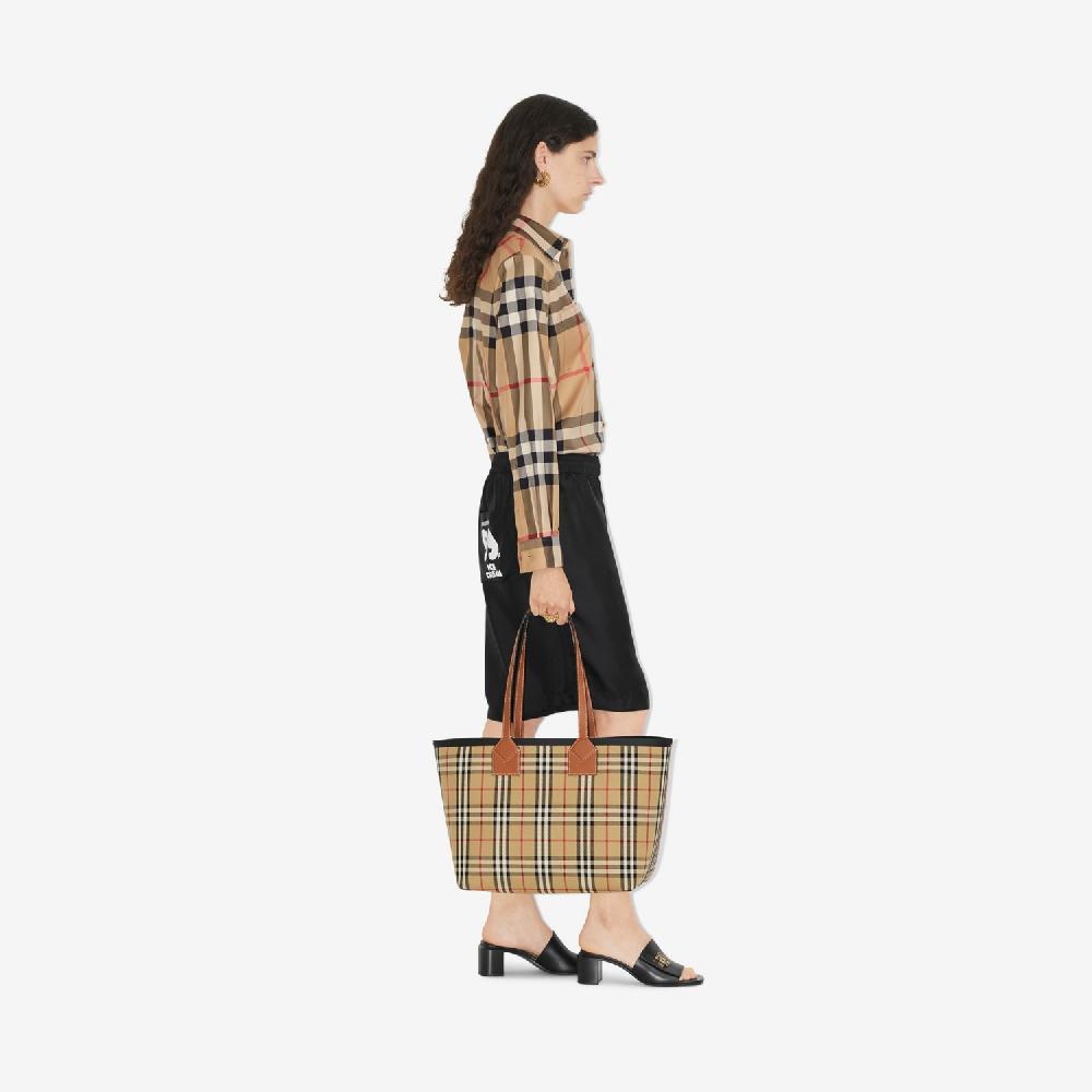 Burberry Camisa En Algodón CheckPrecio 520 00 €