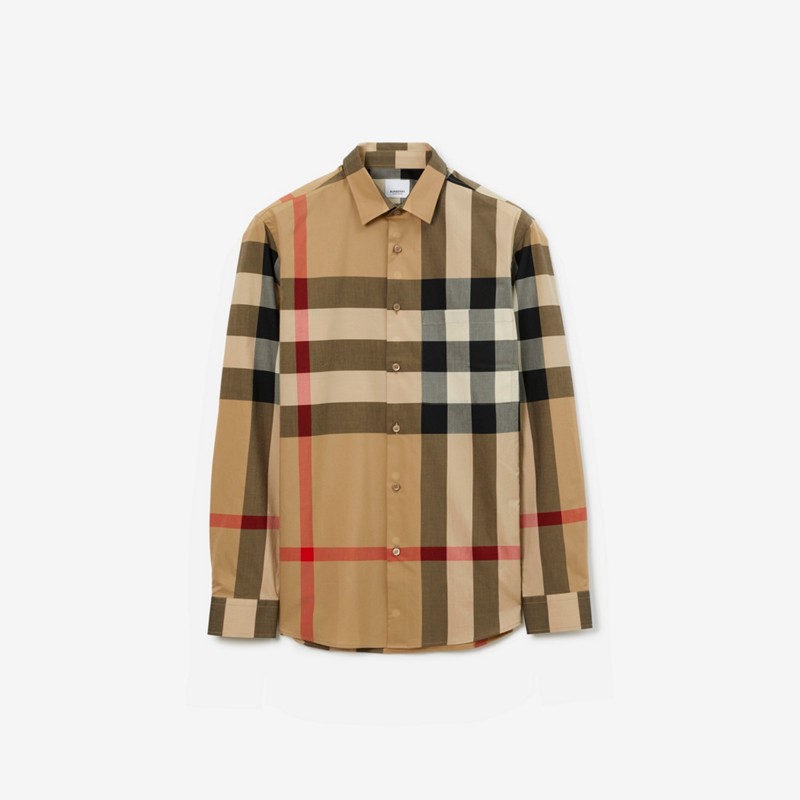 Burberry Camisa en algodón CheckPrecio 520 00 €