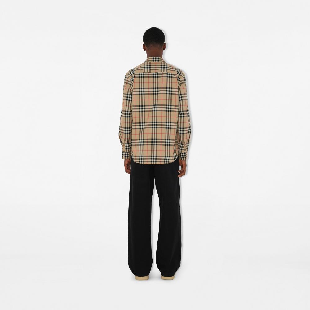 Burberry Camisa En Algodón CheckPrecio 520 00 €