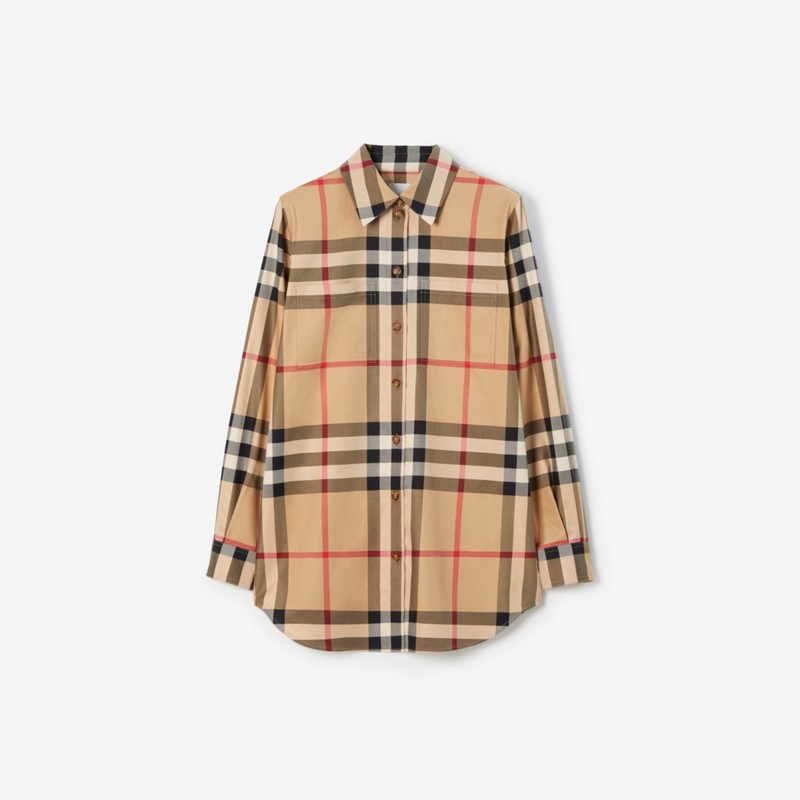 Burberry Camisa en algodón CheckPrecio 520 00 €
