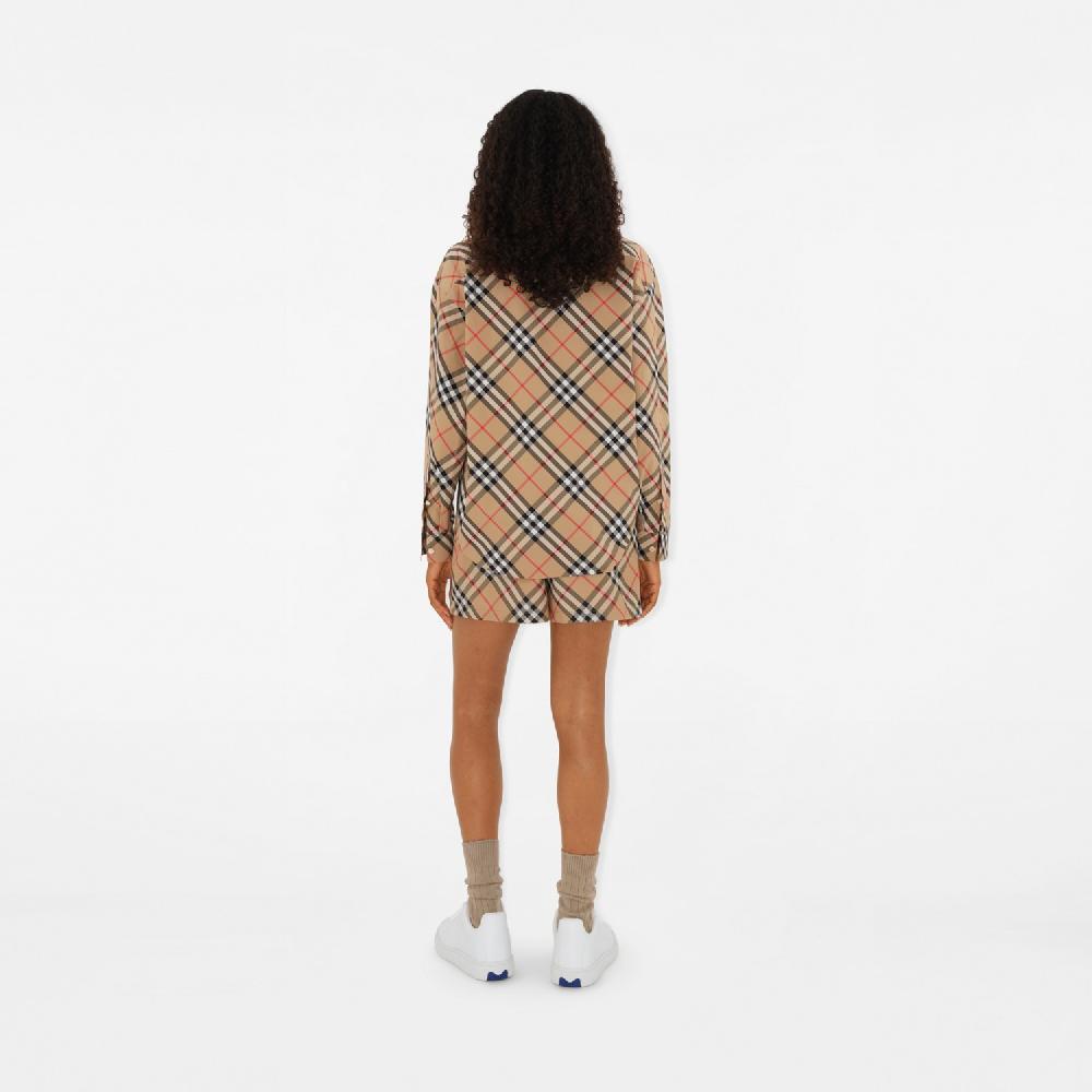 Burberry Camisa En Algodón CheckPrecio 570 00 €