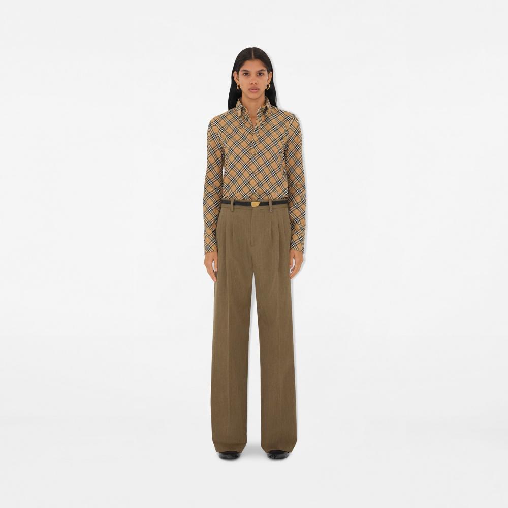 Burberry Camisa En Algodón CheckPrecio 690 00 €