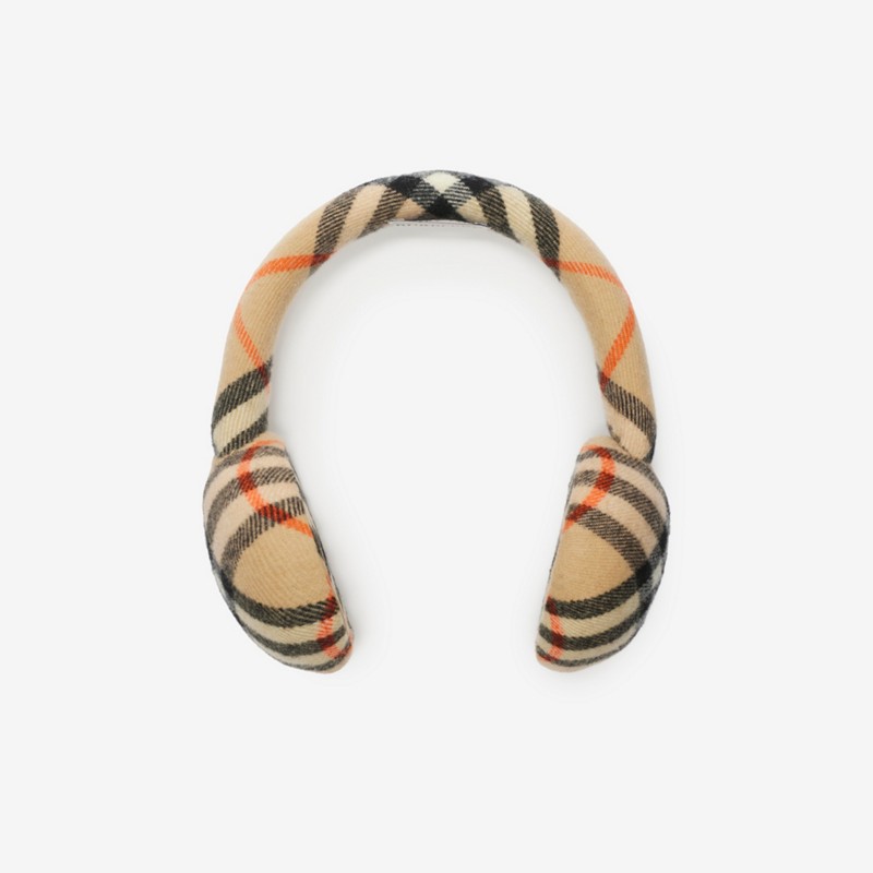 Burberry Orejeras en lana CheckPrecio 320 00 €