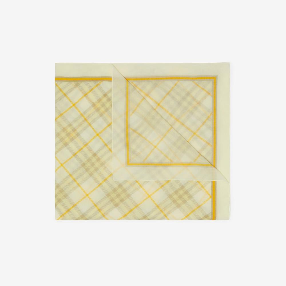 Burberry Pañuelo En Algodón CheckPrecio 420 00 €