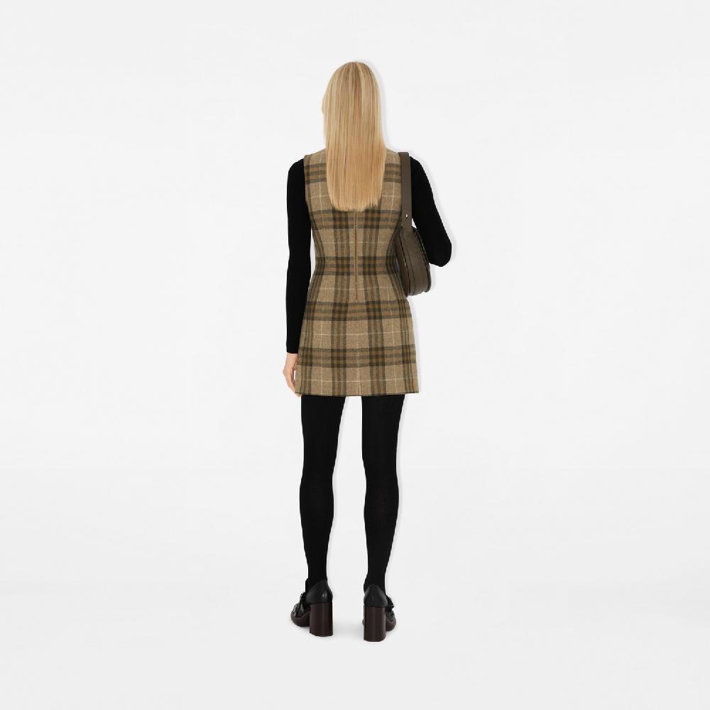 Burberry Vestido En Lana CheckPrecio 1.750 00 €