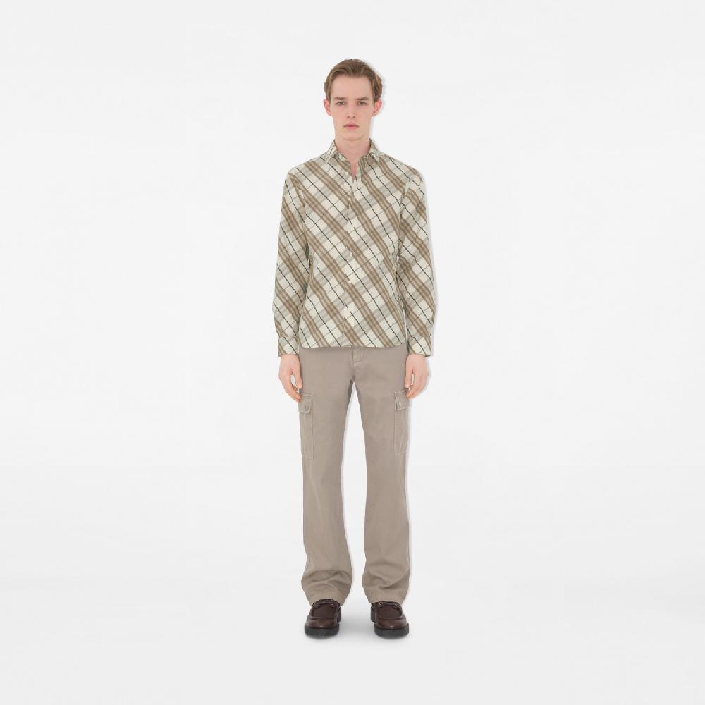 Burberry Camisa En Algodón Check De Corte EstándarPrecio 570 00 € Novedades