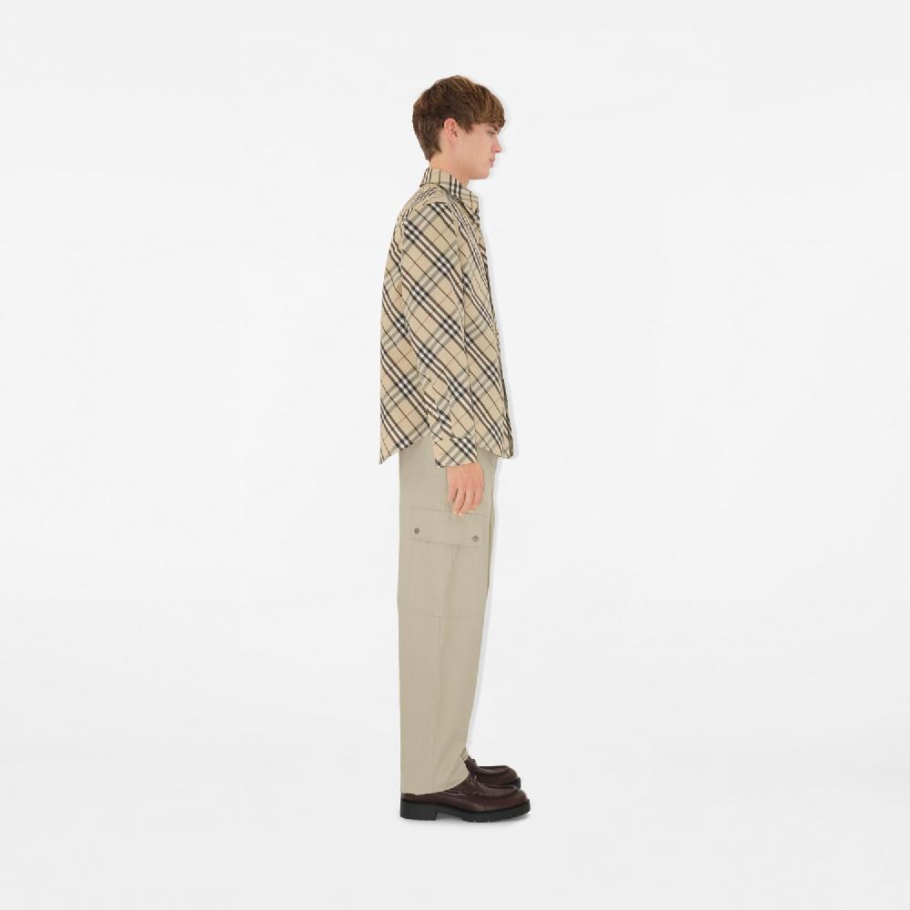 Burberry Camisa En Algodón Check De Corte HolgadoPrecio 570 00 €