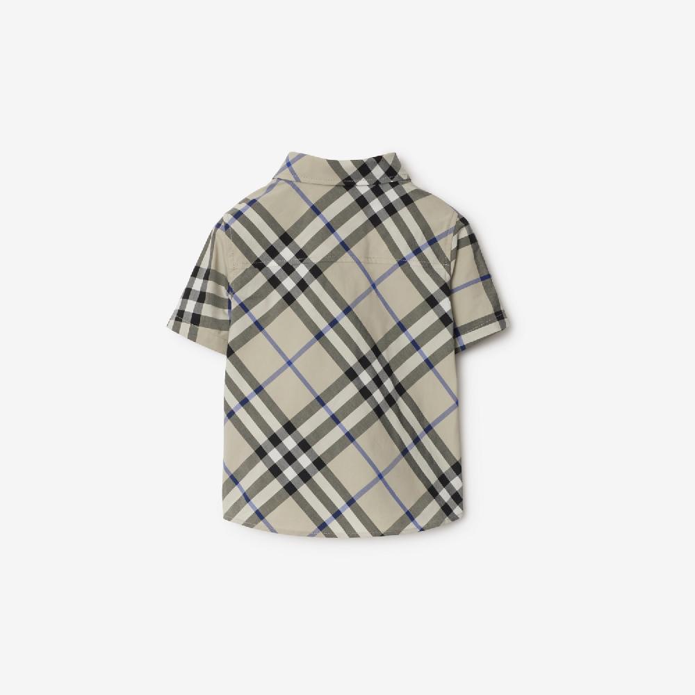 Burberry Camisa En Algodón CheckPrecio 170 00 € 6-24 Meses