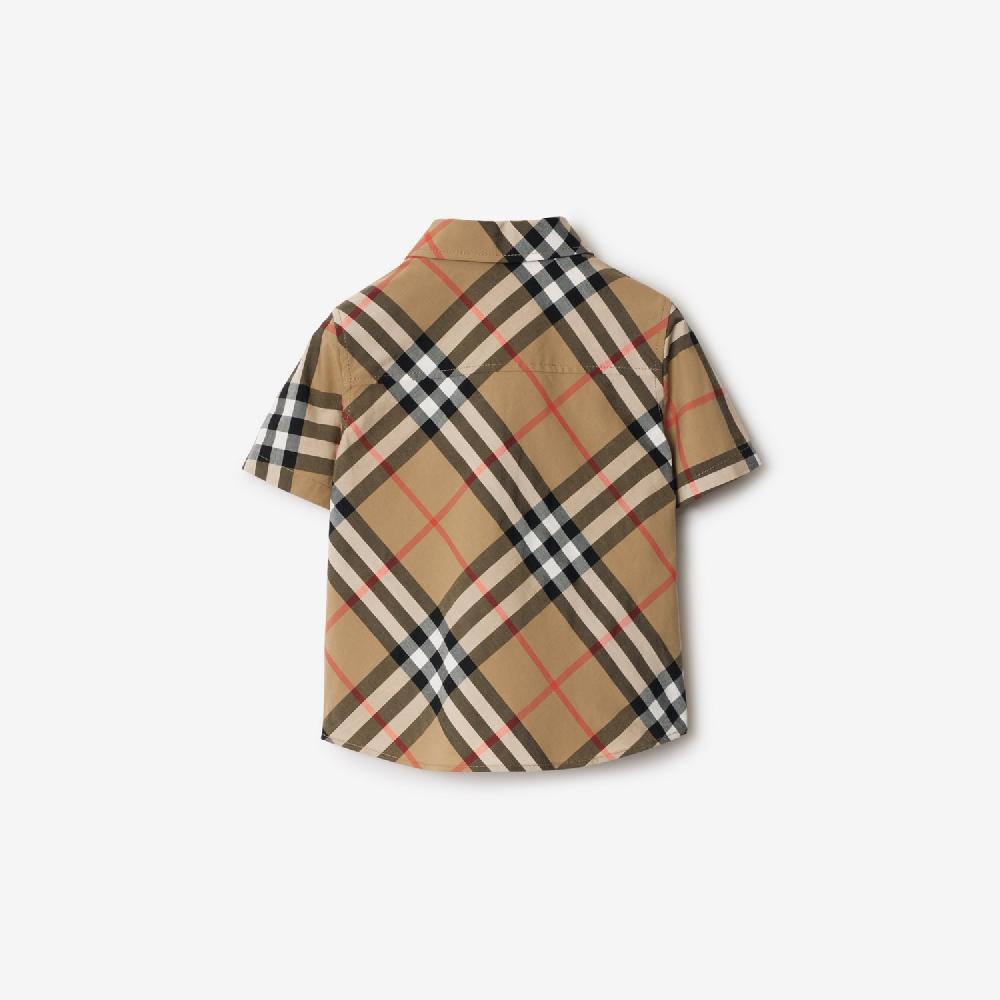 Burberry Camisa En Algodón CheckPrecio 170 00 € 6-24 Meses