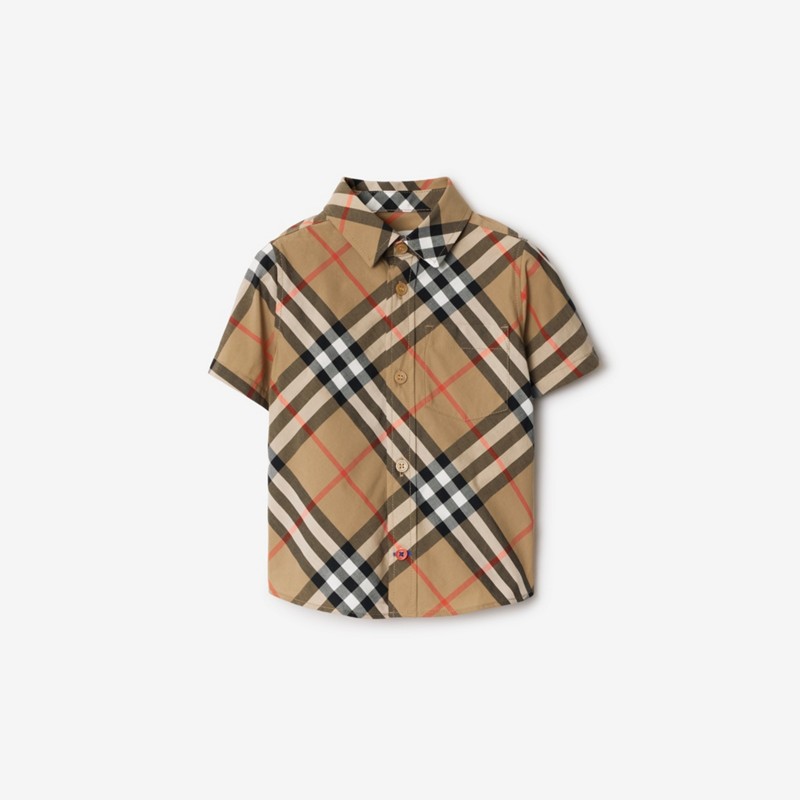 Burberry Camisa en algodón CheckPrecio 170 00 € 6-24 meses