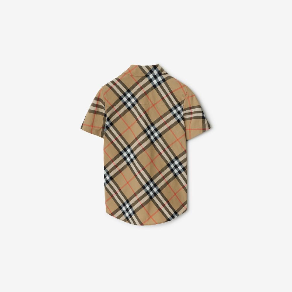Burberry Camisa En Algodón CheckPrecio 220 00 € 3-14 Años