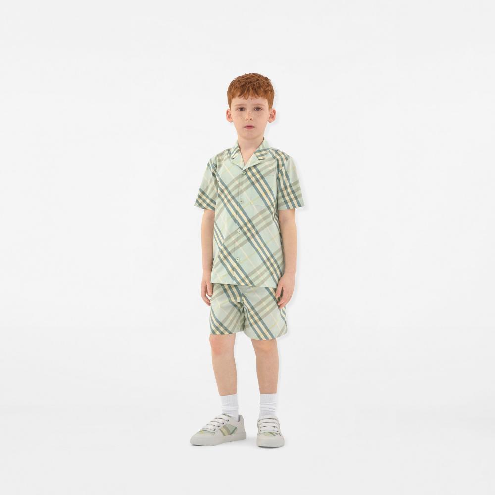 Burberry Camisa En Algodón CheckPrecio 220 00 € 3-14 Años