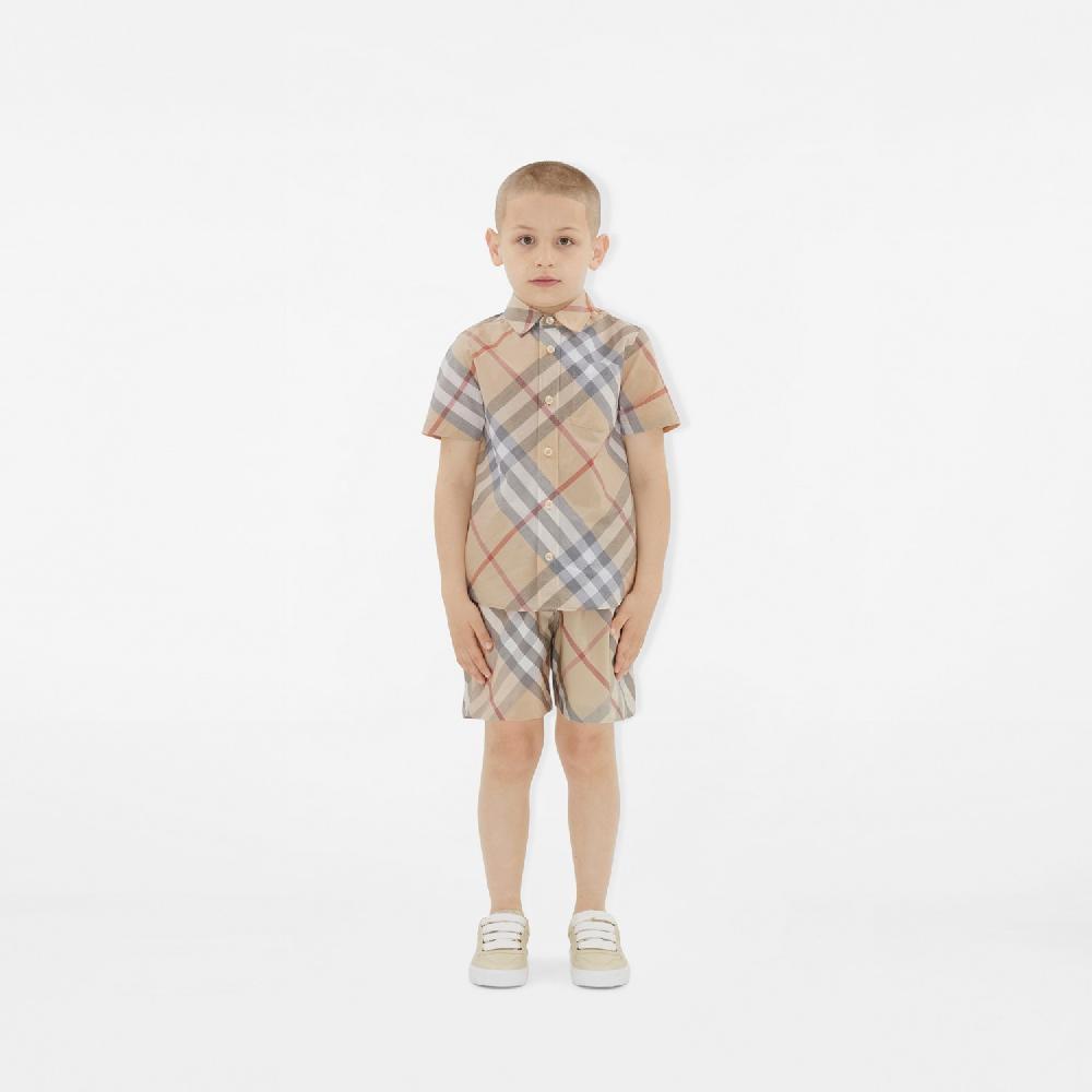 Burberry Camisa En Algodón CheckPrecio 220 00 € 3-14 Años