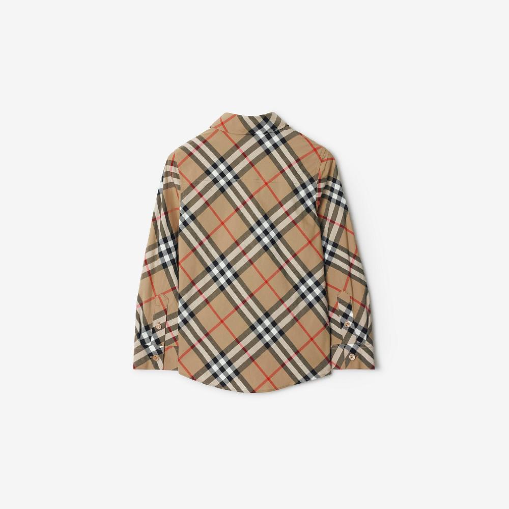 Burberry Camisa En Algodón CheckPrecio 240 00 € 3-14 Años