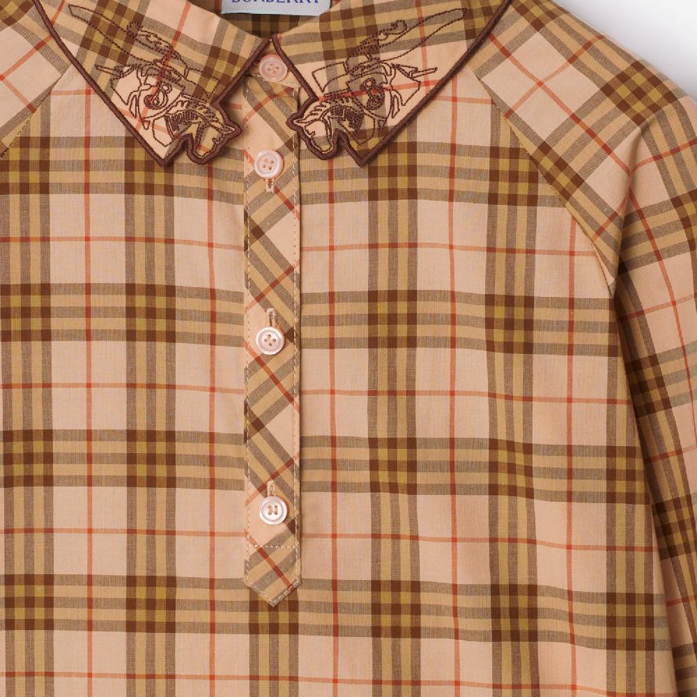 Burberry Camisa En Algodón CheckPrecio 290 00 € 3-14 Años