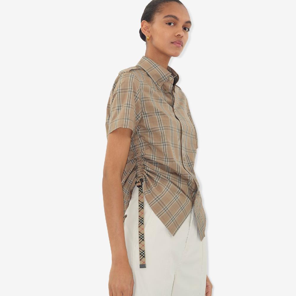 Burberry Camisa En Algodón CheckPrecio 620 00 € Novedades