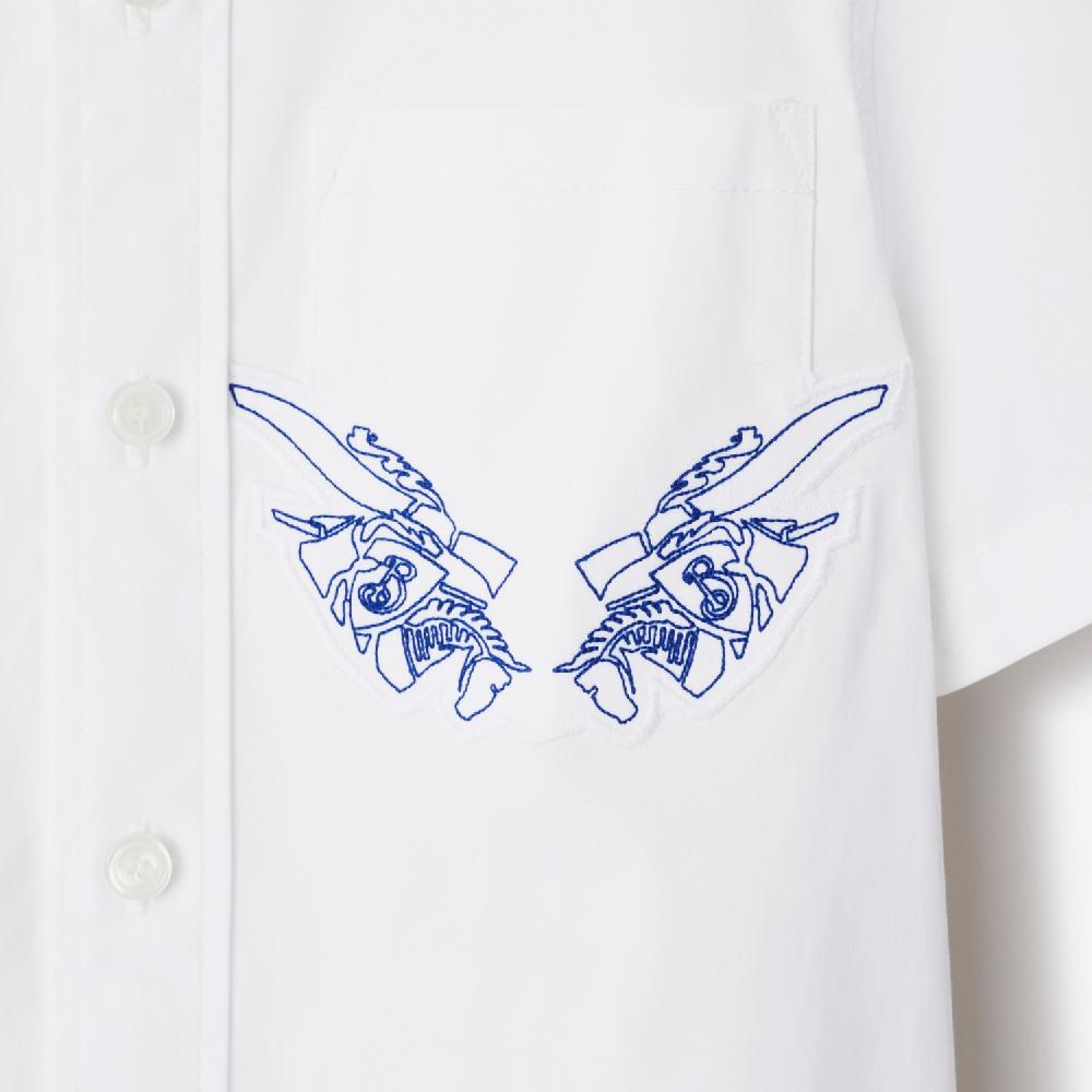 Burberry Camisa En Algodón Elástico Con EKDPrecio 220 00 € 3-14 Años