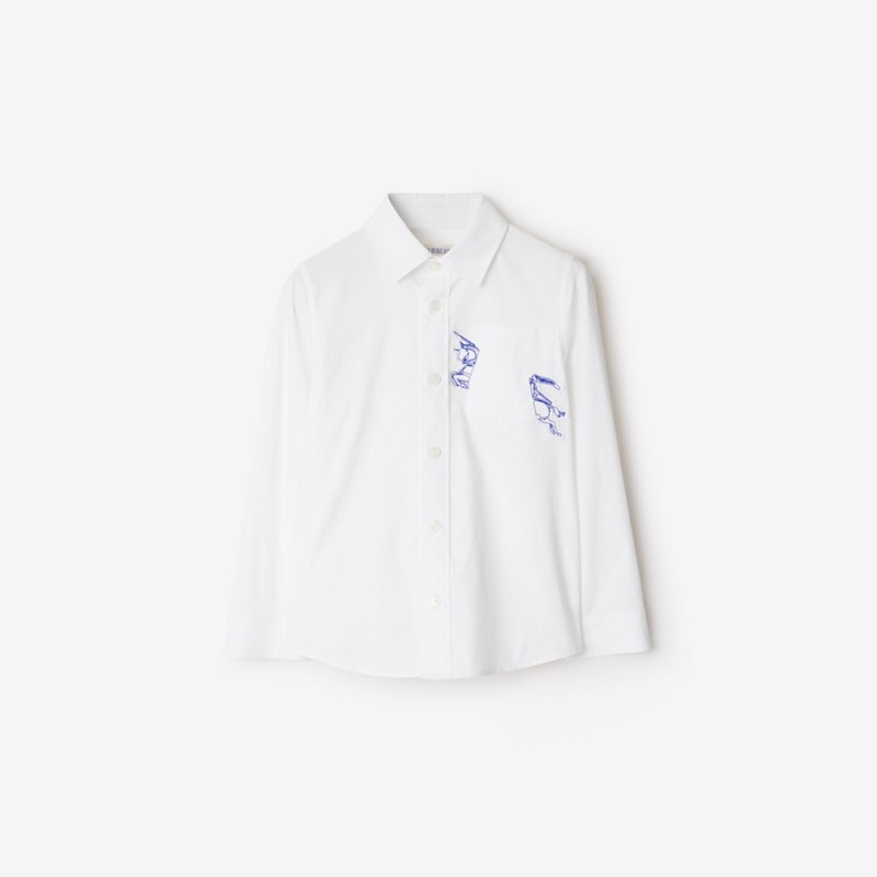 Burberry Camisa en algodón elástico con EKDPrecio 240 00 € 3-14 años