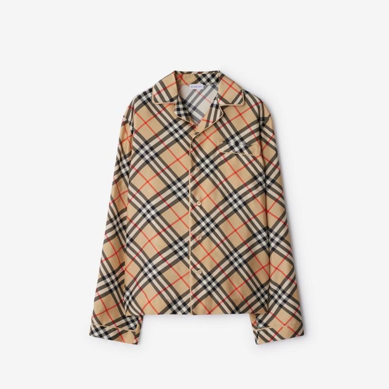Burberry Camisa pijamera en seda CheckPrecio 1.250 00 €