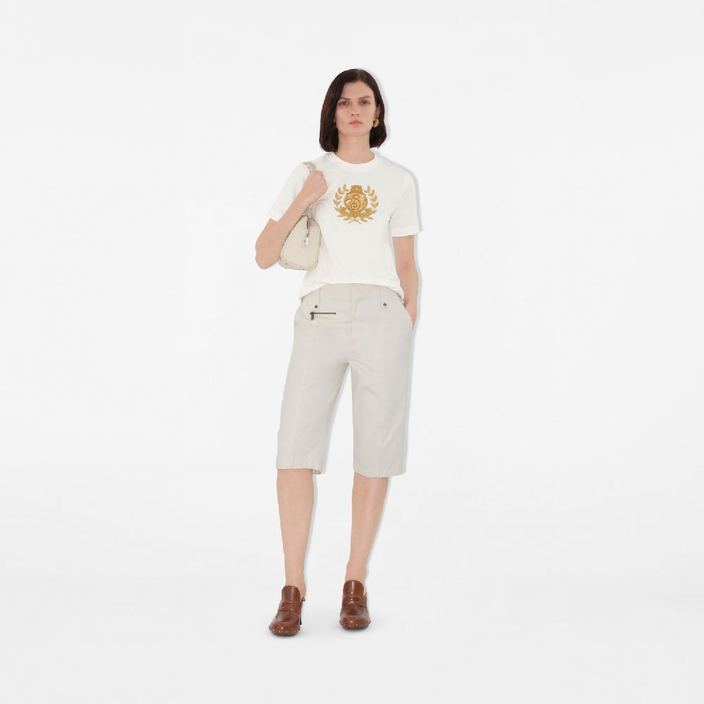 Burberry Camiseta En Algodón Con B CrestPrecio 390 00 € Novedades