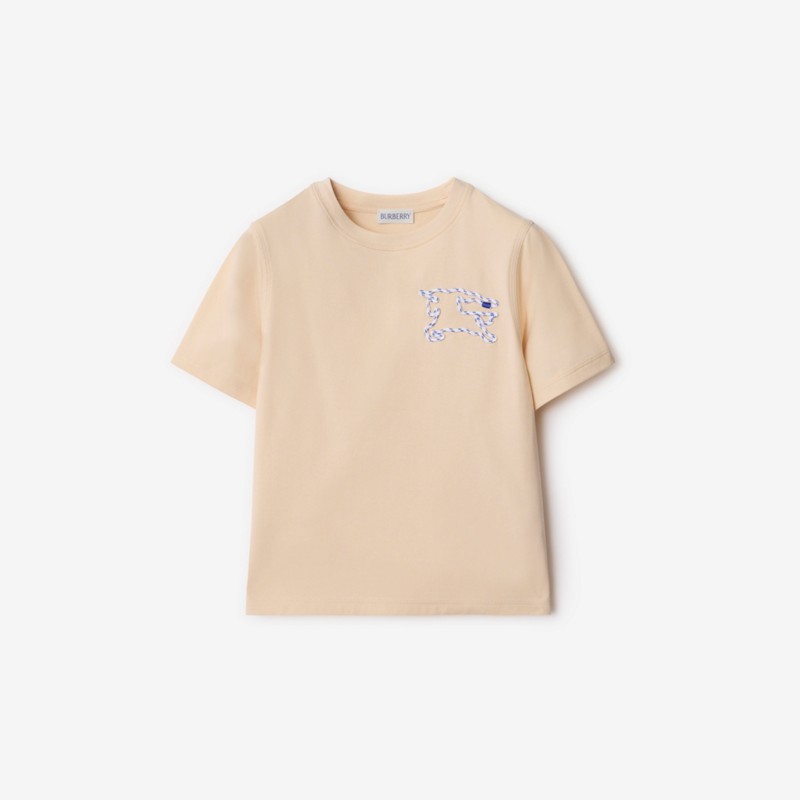 Burberry Camiseta en algodón con cordones y motivo EKDPrecio 170 00 € 3-14 años