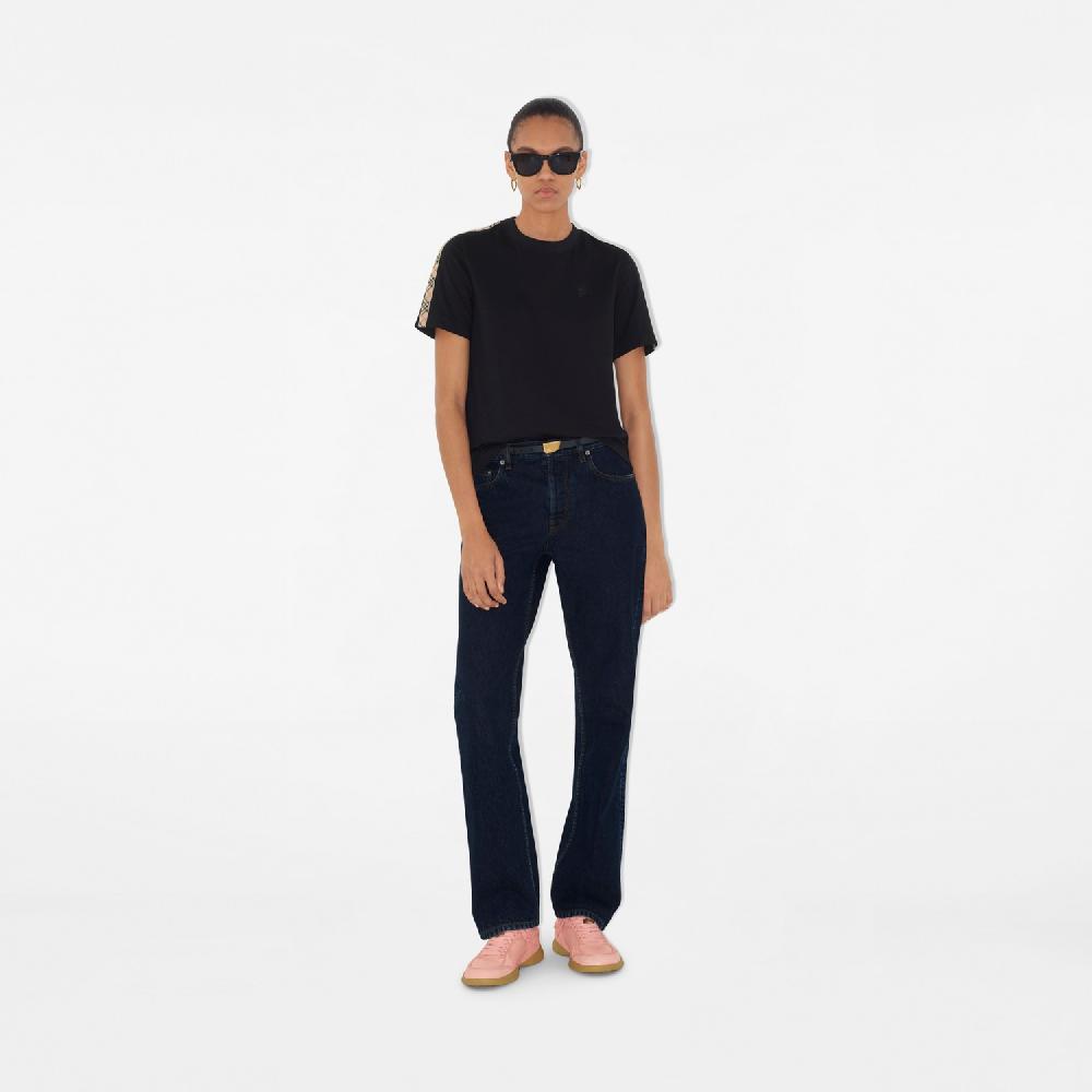 Burberry Camiseta En Algodón Con Detalles CheckPrecio 390 00 € Novedades