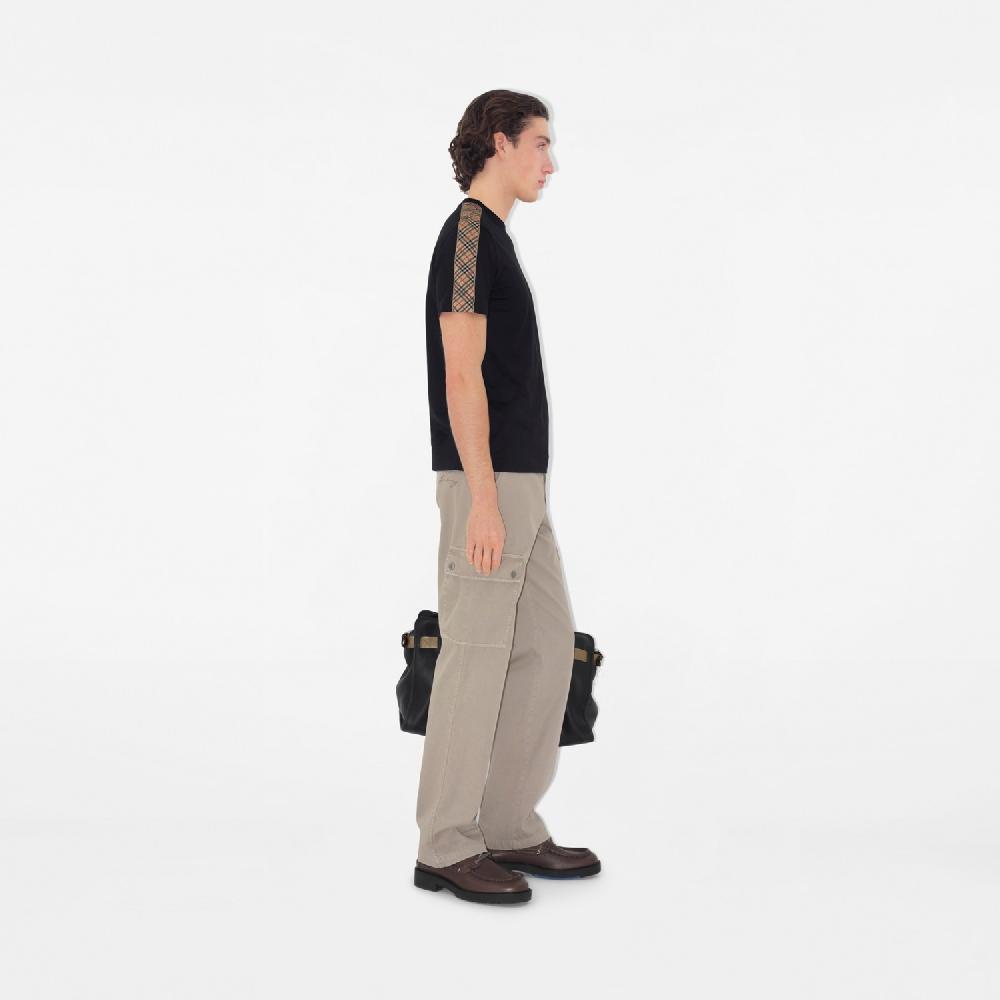 Burberry Camiseta En Algodón Con Detalles CheckPrecio 390 00 € Novedades