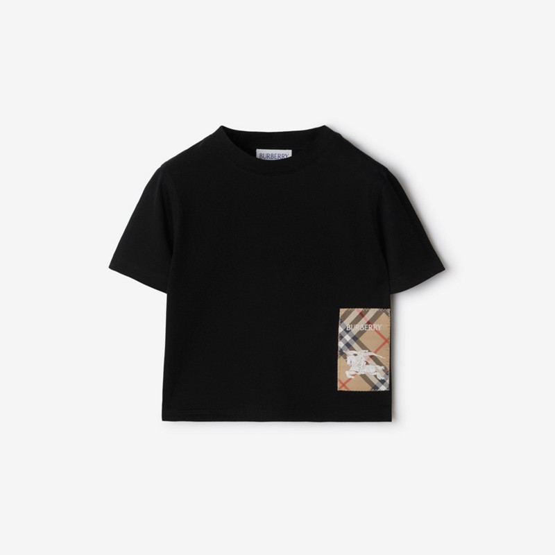 Burberry Camiseta en algodón con etiqueta CheckPrecio 140 00 € 6-24 meses