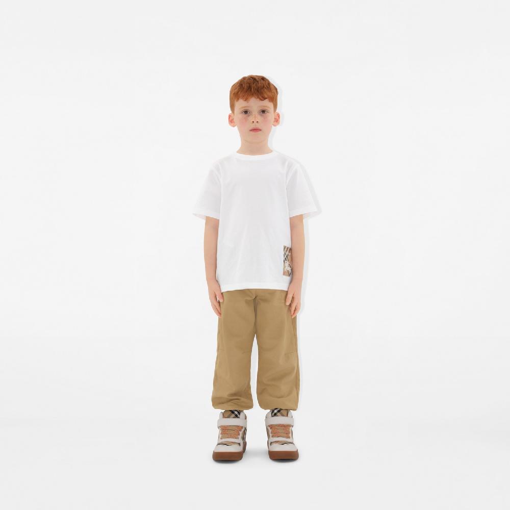 Burberry Camiseta En Algodón Con Etiqueta CheckPrecio 160 00 € 3-14 Años