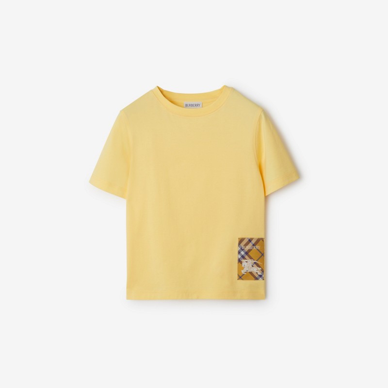 Burberry Camiseta en algodón con etiqueta CheckPrecio 160 00 € 3-14 años