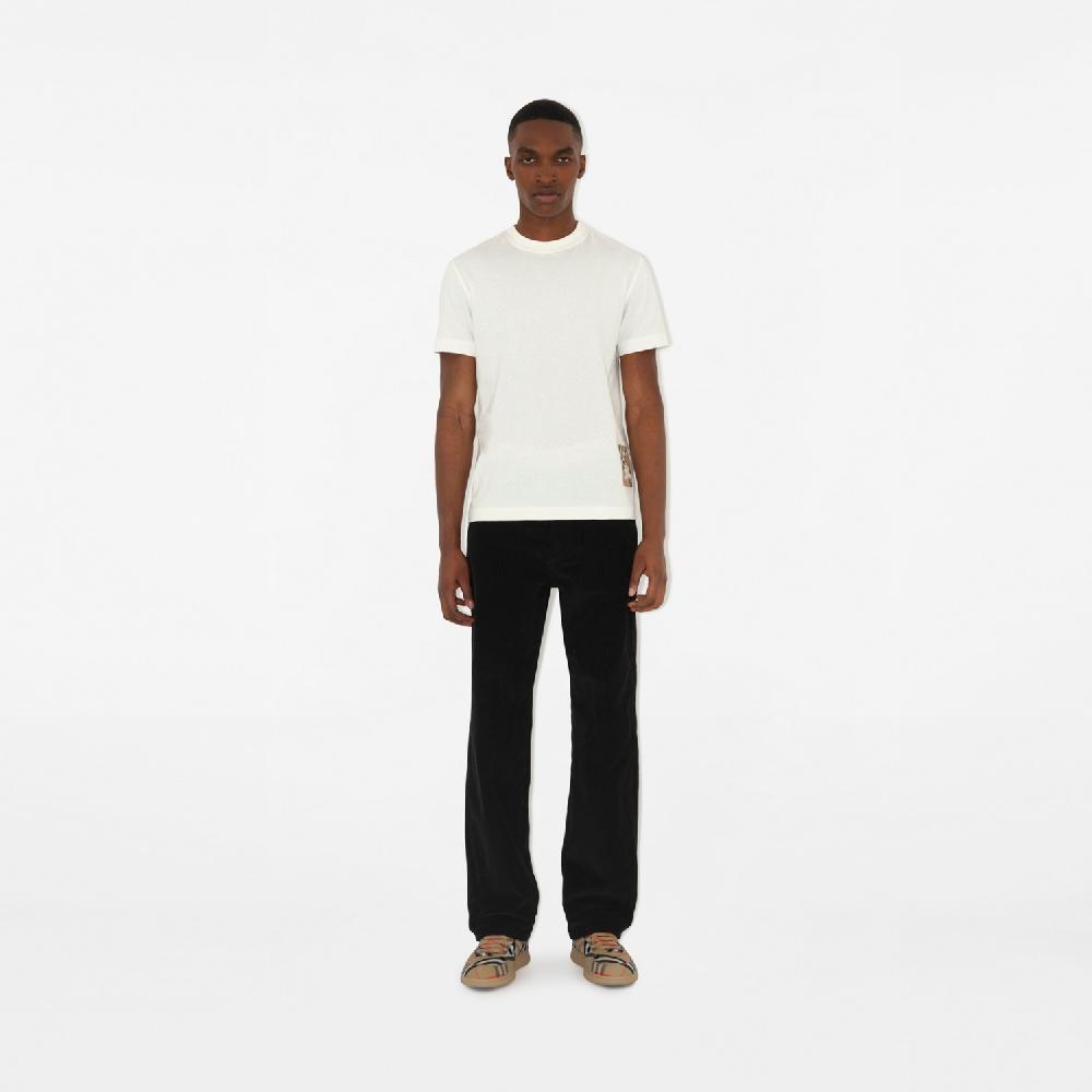 Burberry Camiseta En Algodón Con Etiqueta CheckPrecio 320 00 €