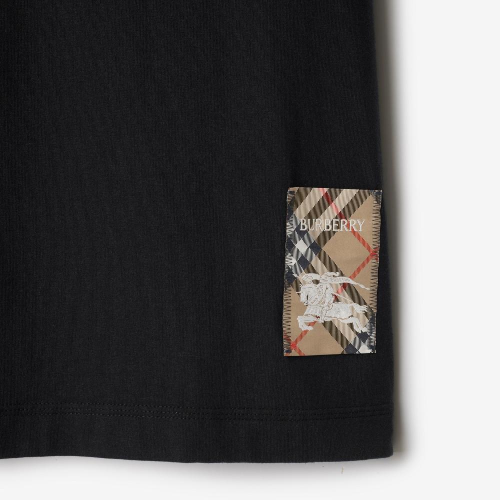 Burberry Camiseta En Algodón Con Etiqueta CheckPrecio 320 00 €