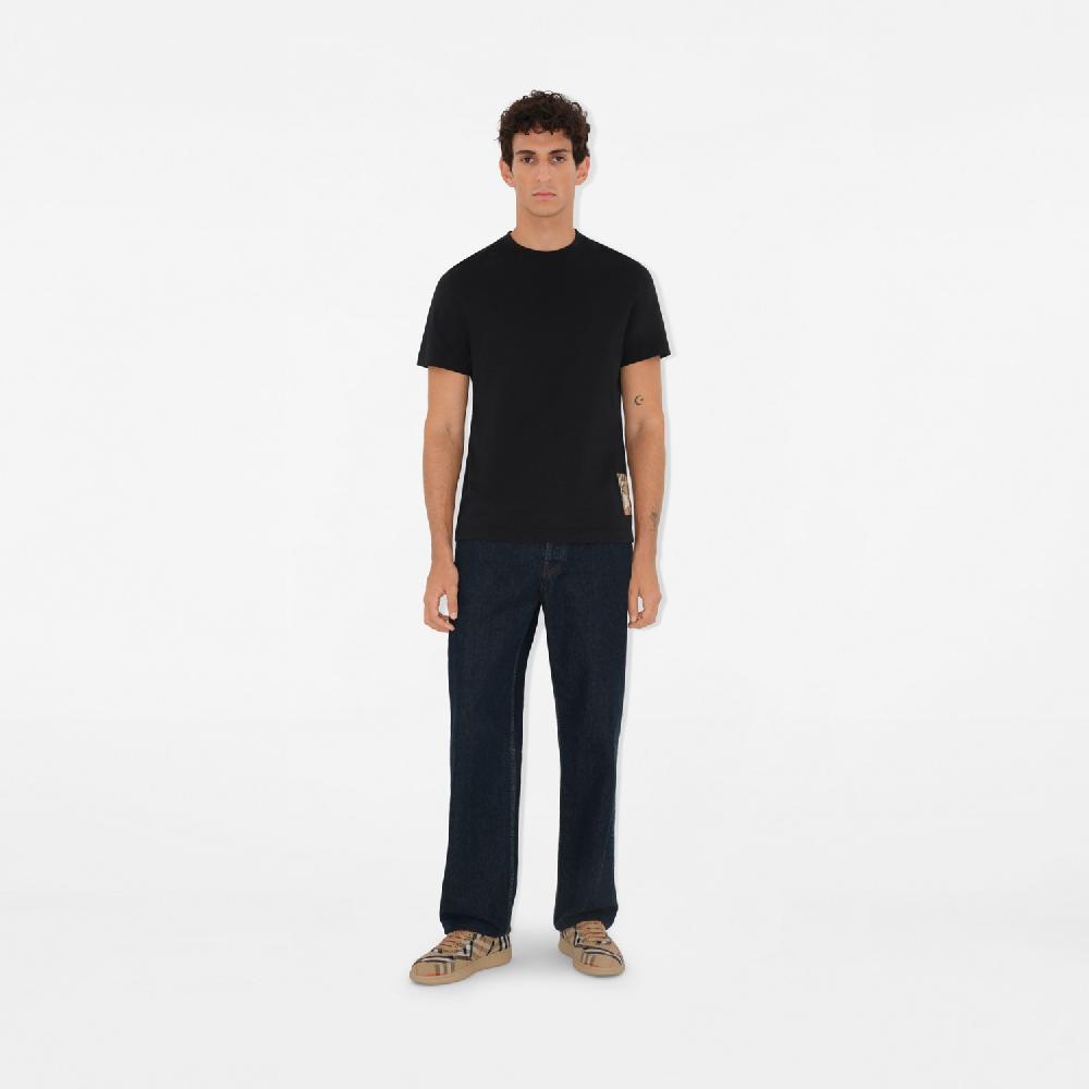 Burberry Camiseta En Algodón Con Etiqueta CheckPrecio 320 00 €