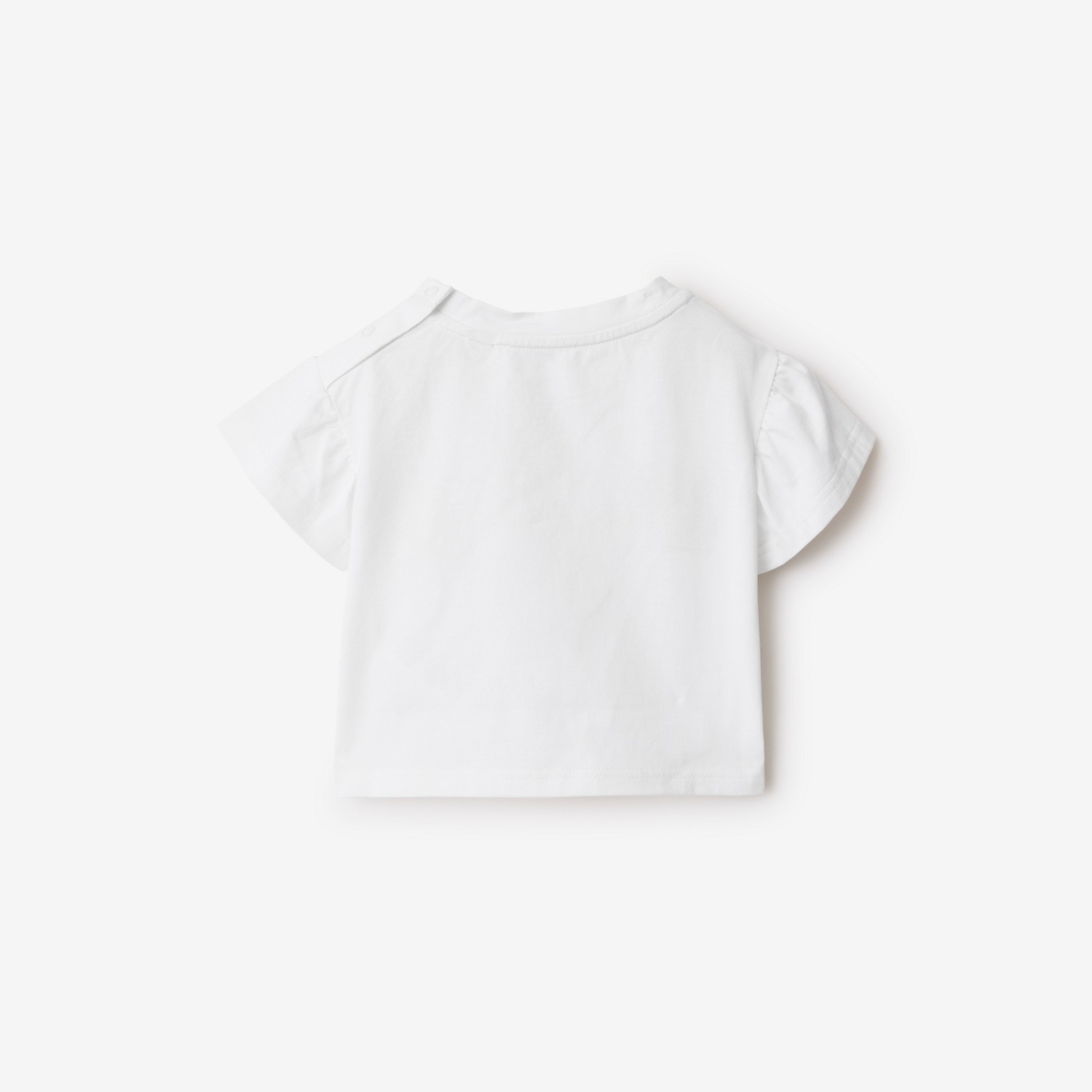 Burberry Camiseta En Algodón Con Logotipo En CordonesPrecio 150 00 € 6-24 Meses