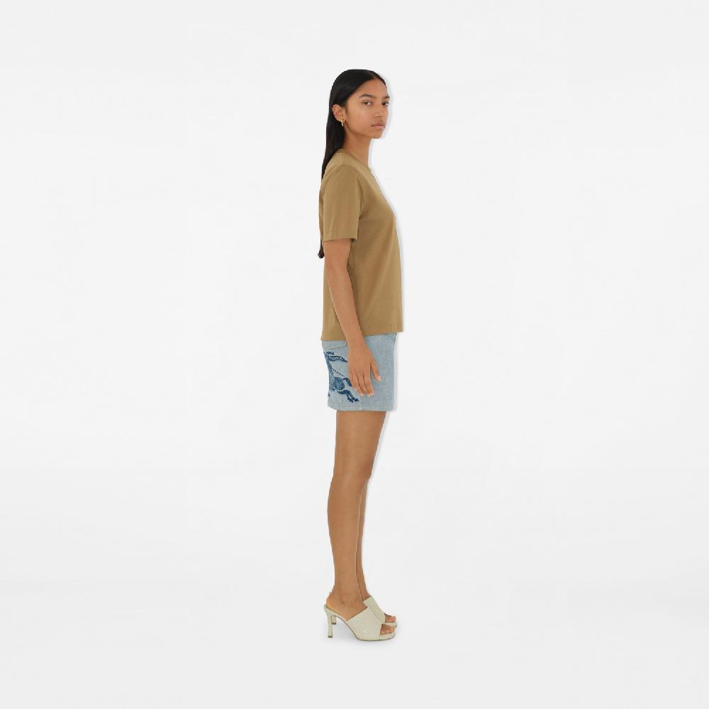 Burberry Camiseta En Algodón Con Logotipo Y Motivo De CachemiraPrecio 450 00 €