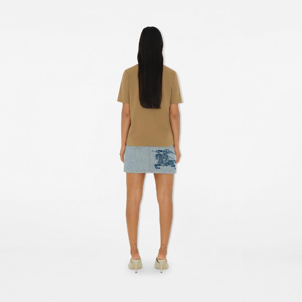 Burberry Camiseta En Algodón Con Logotipo Y Motivo De CachemiraPrecio 450 00 €