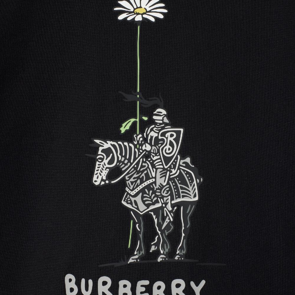 Burberry Camiseta En Algodón Con Motivo Knight Y MargaritaPrecio 150 00 € 6-24 Meses