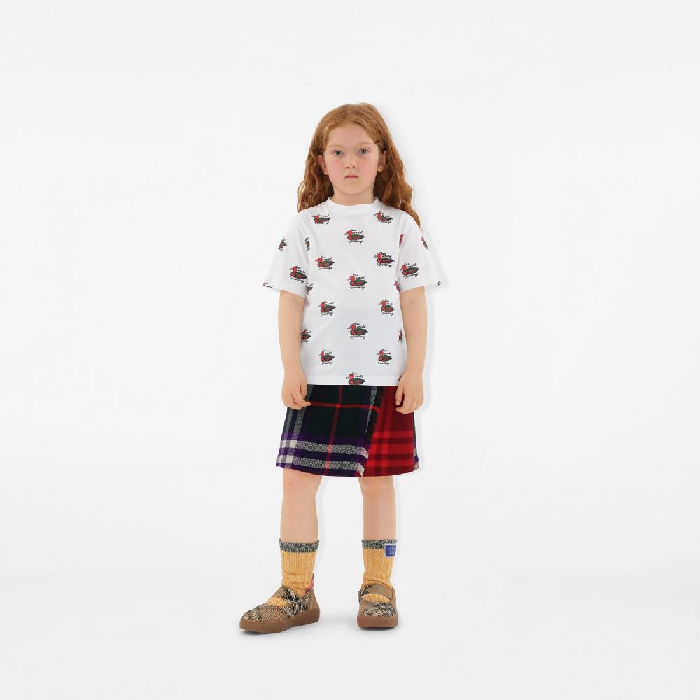 Burberry Camiseta En Algodón Con PatosPrecio 220 00 € 3-14 Años