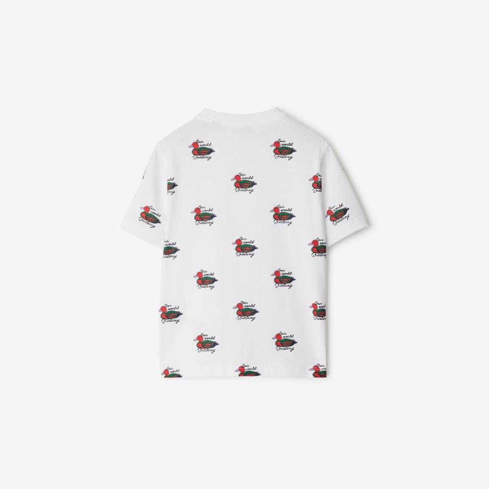 Burberry Camiseta En Algodón Con PatosPrecio 220 00 € 3-14 Años
