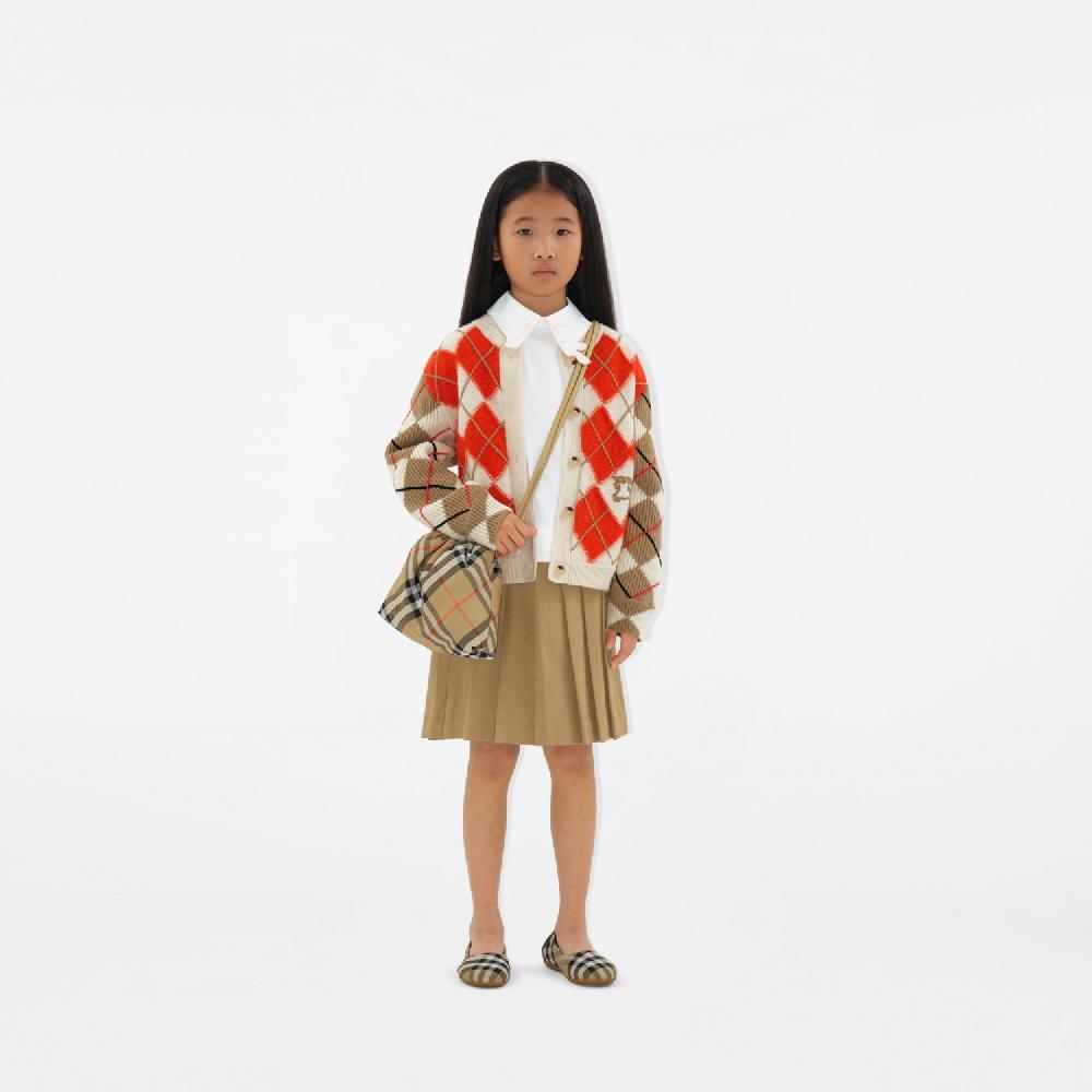 Burberry Cárdigan En Lana A RombosPrecio 490 00 € 3-14 Años