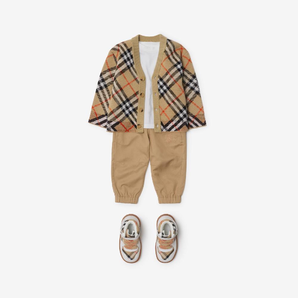 Burberry Cárdigan En Lana CheckPrecio 360 00 € 6-24 Meses