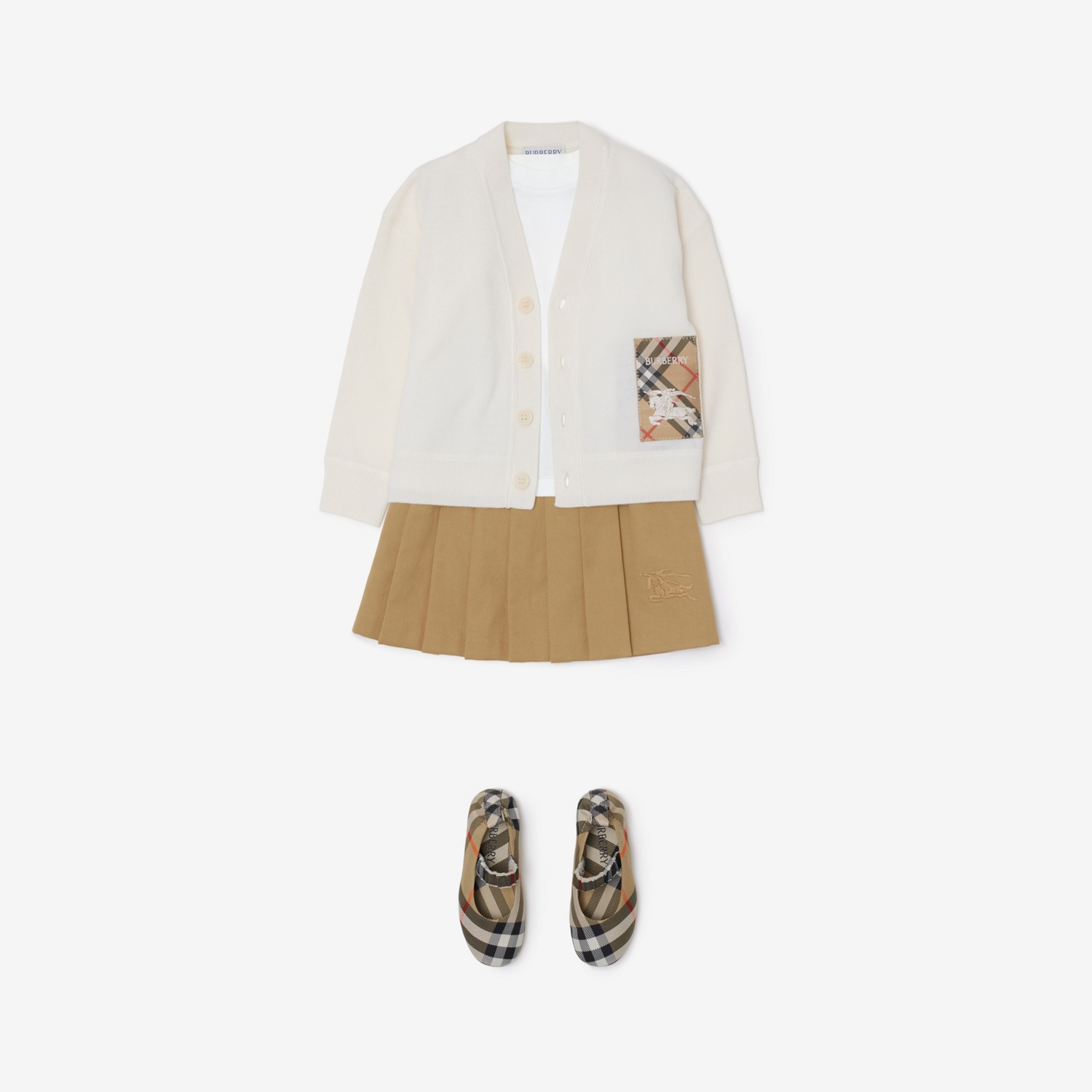 Burberry Cárdigan En Lana Con Etiqueta CheckPrecio 320 00 € 6-24 Meses