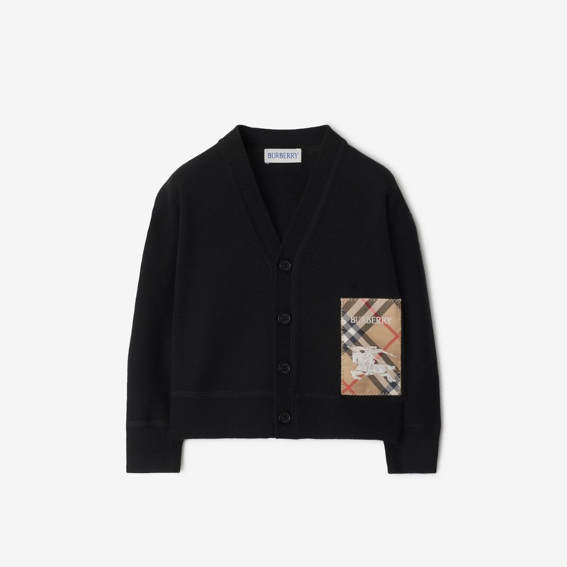 Burberry Cárdigan en lana con etiqueta CheckPrecio 320 00 € 6-24 meses