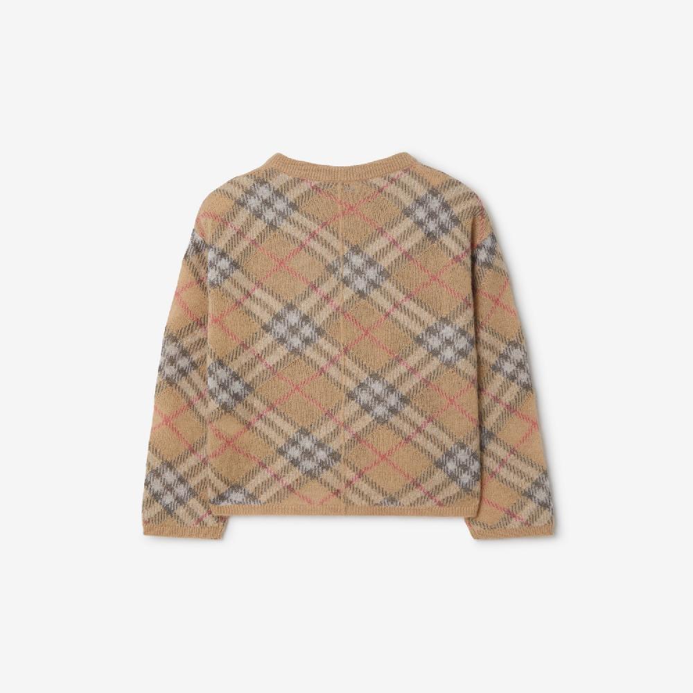 Burberry Cárdigan En Mezcla De Alpaca Y Seda CheckPrecio 470 00 € 3-14 Años