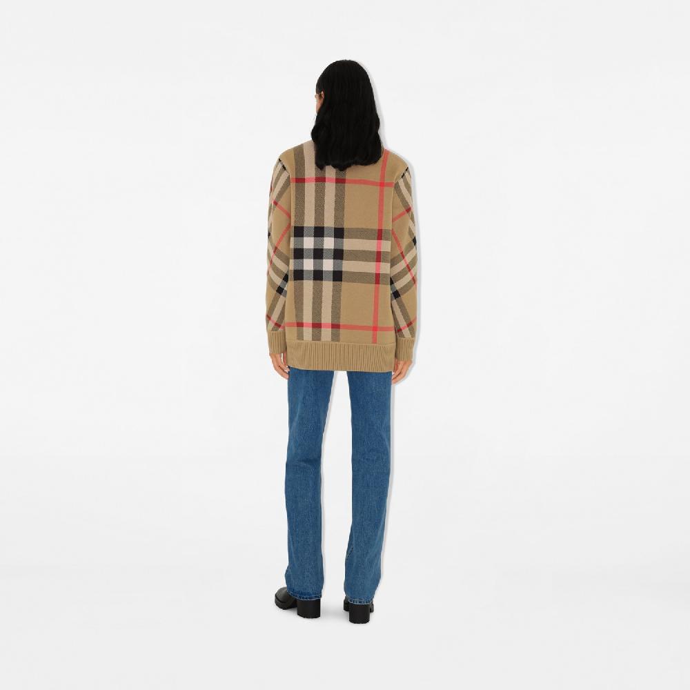 Burberry Cárdigan En Mezcla De Lana CheckPrecio 1.050 00 € Extragrande